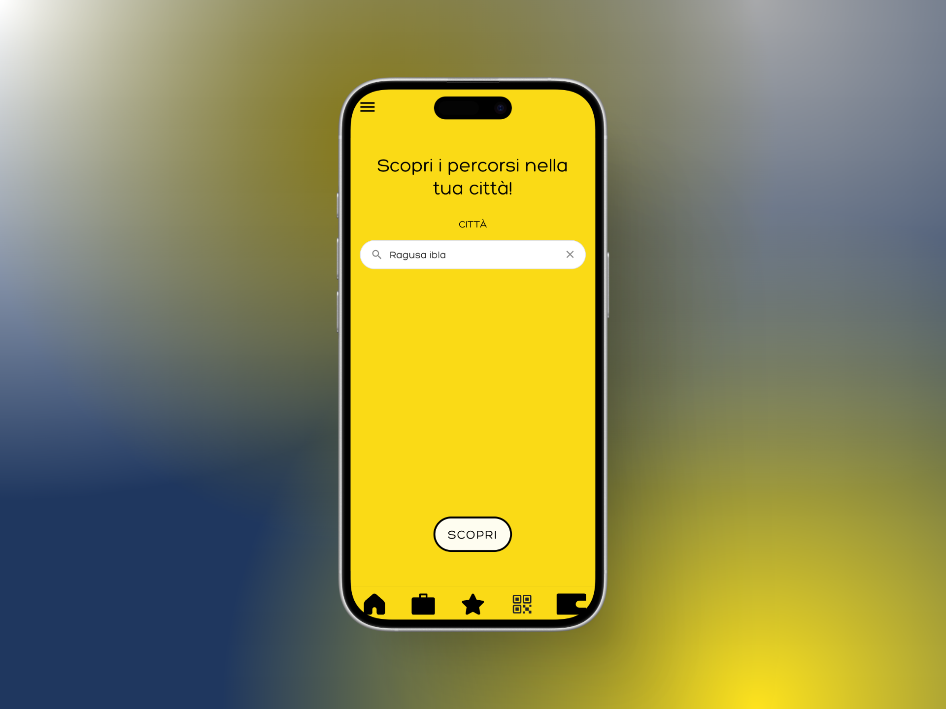 Phone with travel app